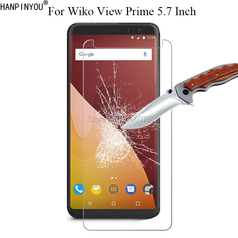 

1 Pc / 2 Pcs 9H 2.5D Tempered Glass Screen Protector For Wiko View Prime 5.7" Protective Film + Clean Tools