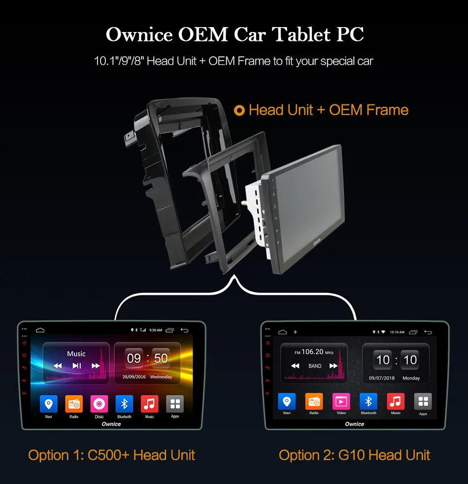 Excellent Ownice Android 8.1 Multimedia Car Dvd Player For Toyota Yaris 2018 MT / AT Auto Radio Gps Audio Stereo Carplay DAB PC 3