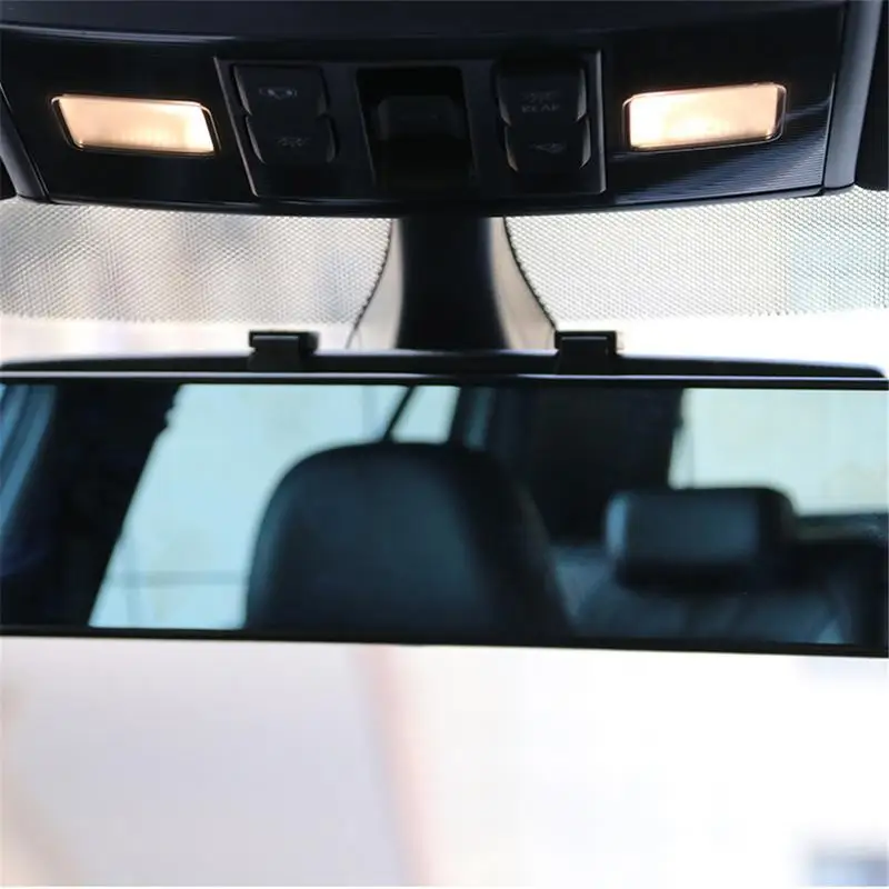 Профессиональное Автомобильное зеркало заднего вида с антибликовым покрытием, синяя термостойкая черная рамка ABS 1300-1400 градусов зеркало