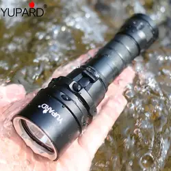 YUPARD XM-L2 светодиодный T6 светодиодный Дайвинг дайвер водонепроницаемое нижнее белье лампа наружный фонарик свет + 2*2200 mAh 18650 + зарядное