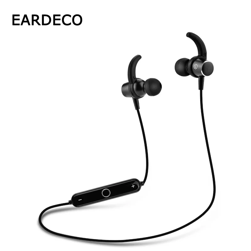 

EARDECO Voice Control Magnetic Switch Sport Bluetooth Earphone Headphone Stereo Wireless Headphones Earphones Headset with mic