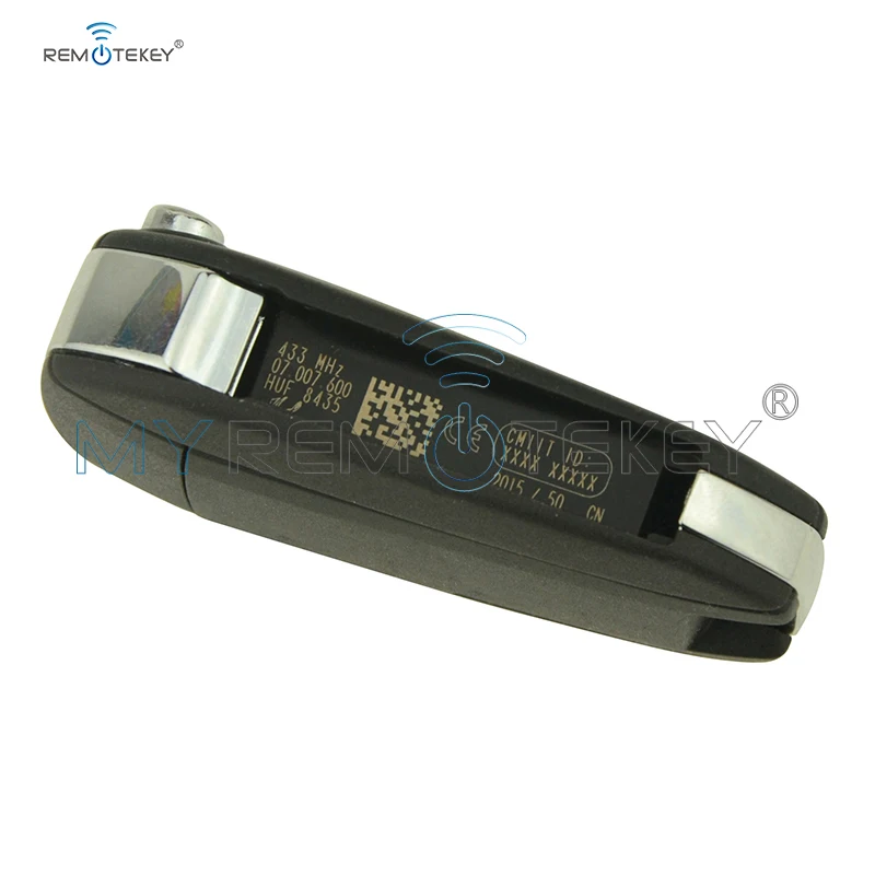 Remtekey OEM складной ключ 3 кнопки 433 МГц PCF7941 ID46 чип для Peugeot 508 2014 2015|Ключ от авто| |