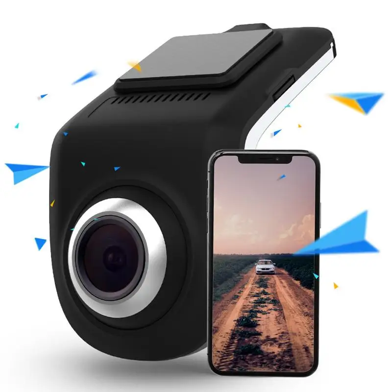 

ADAS Mini Auto Car Dash Cam DVR Video Recorder WiFi Hidden Recorder USB Android Mobile Phone 24 Hour Monitoring Car Accessories