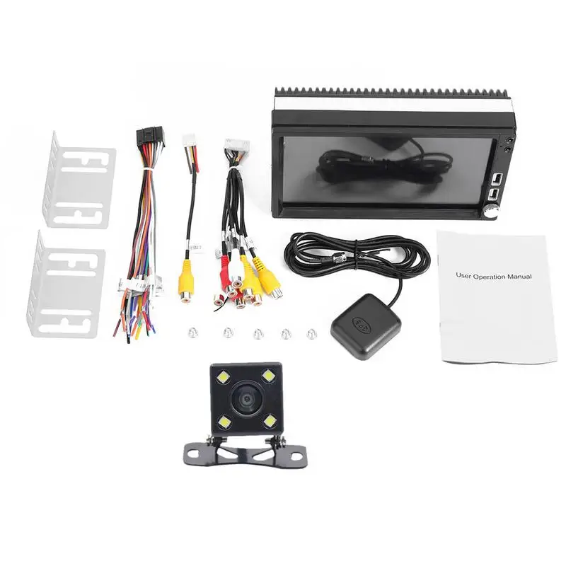 

2 Din Car Radio Android Touch Screen MP5 Video Player Blootooth Wifi Steering Wheel Control Dual USB Ports