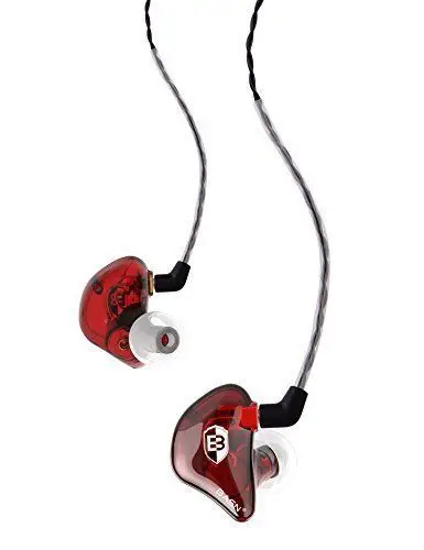 BASN Bsinger BC100 in-Ear динамические двойные драйверы красные наушники контролировать