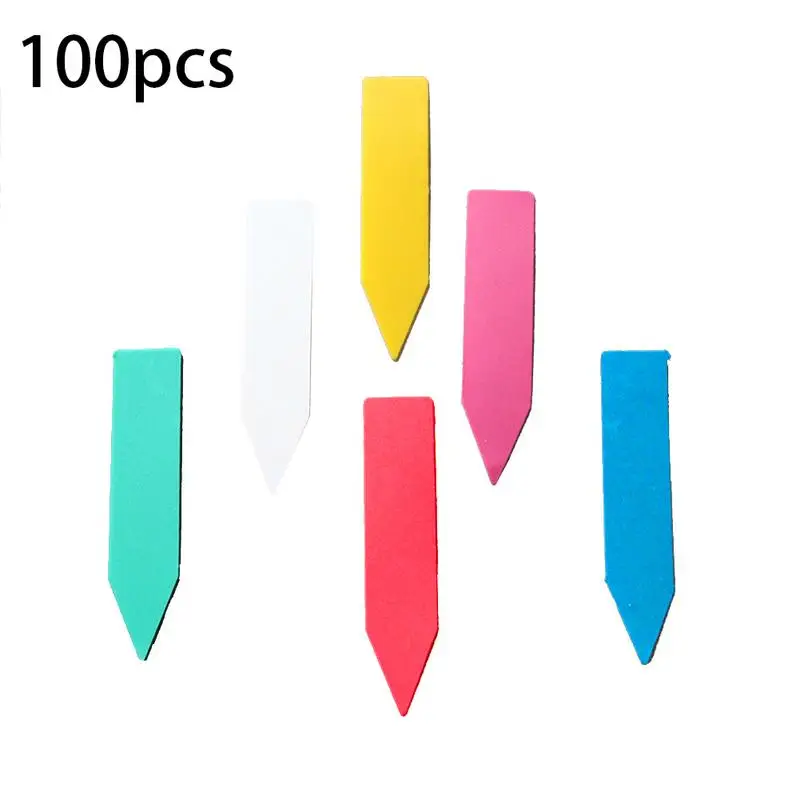 

100pcs 2*10cm Flower Inserting Land Card Gardening Label Inserting Land Card Plant Inserting Land Card Inserting Land Label