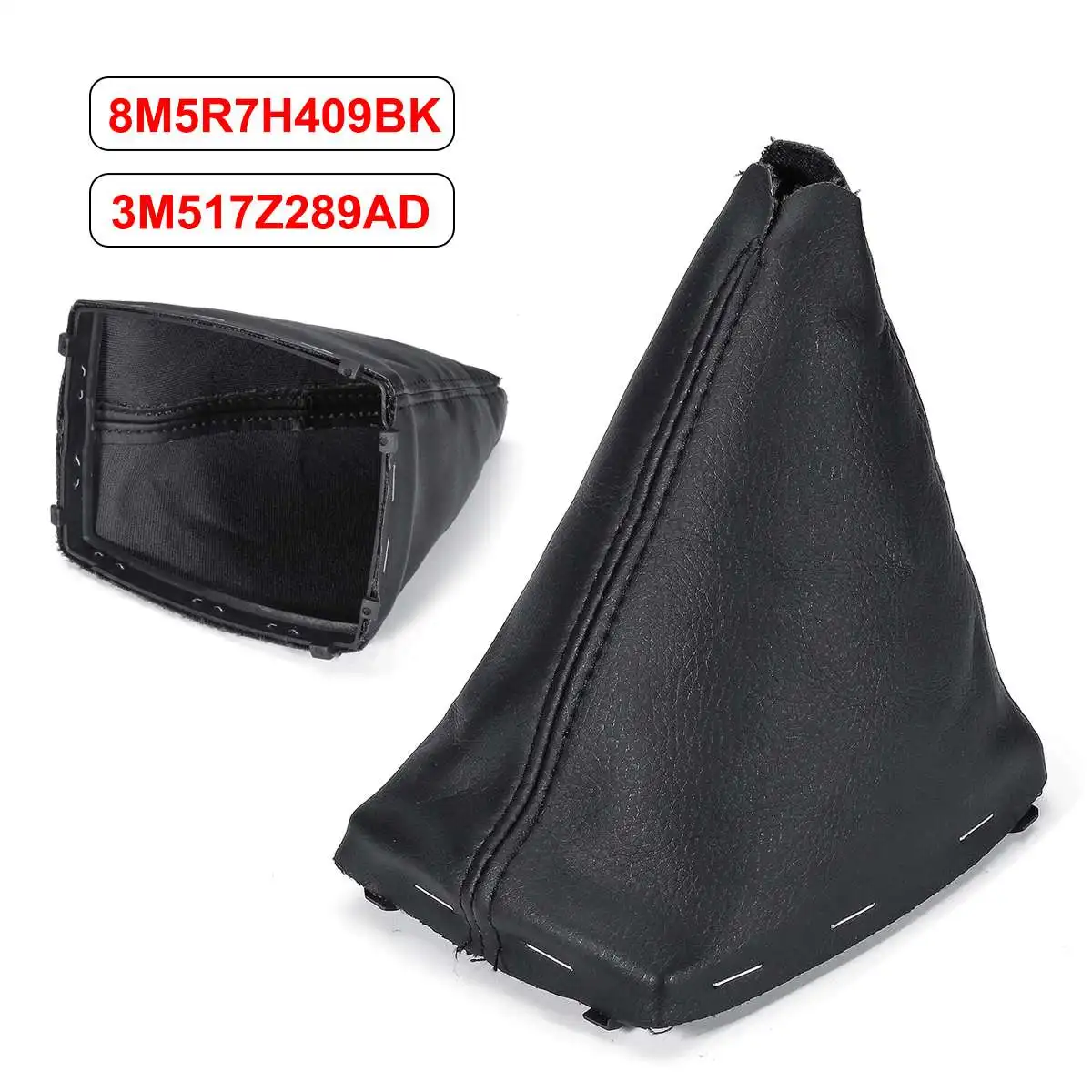 

Car Gear Shift Collars PU Leather Gaiter Boot Cover For Ford/C-Max 2007-2010 /Focus/C-Max 2003-2007 MK2 Titanium 2008-2011