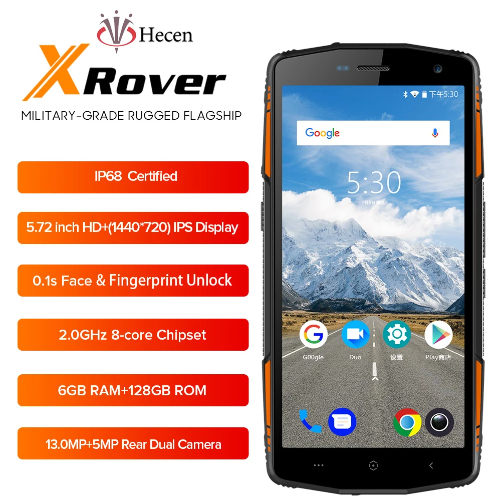 LEAGOO XRover 5 72 &quot4G LTE 6 ГБ 128 Octacore 13 МП Face Unlock IP68 Водонепроницаемый | Мобильные телефоны