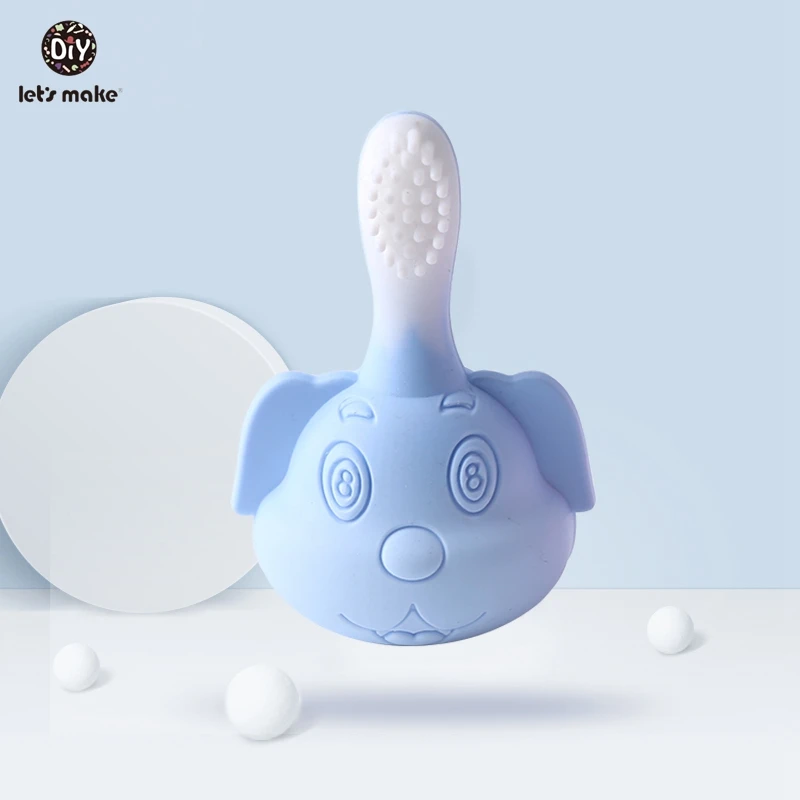 Baby Toothbrush Kids Soft Silicone Training Toothbrush Baby Children Dental Oral Care Tooth Brush Tool Deciduous Tooth Brush