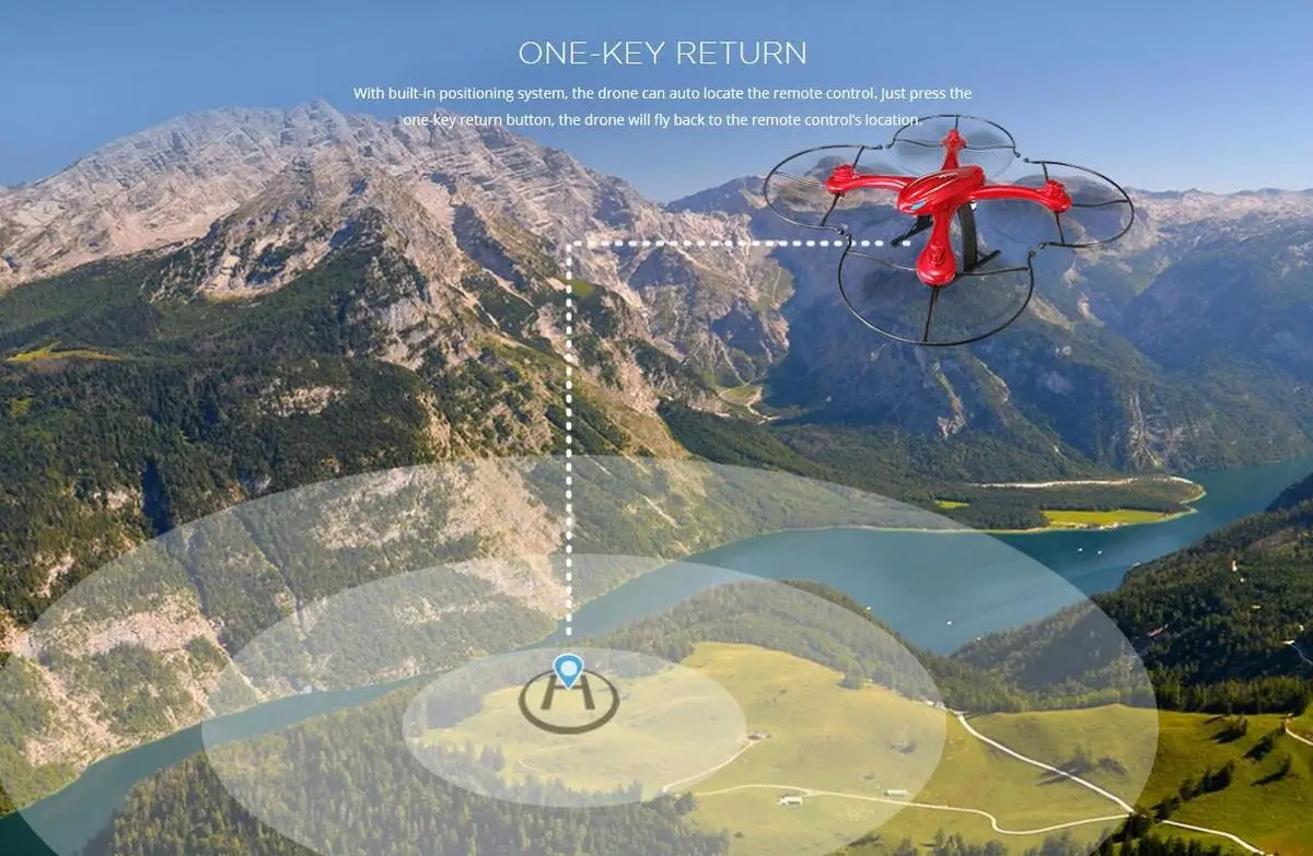 MJX X102H FPV RC Drone With One Key Return Altitude Hold RC Helicopters Quadcopter Can Carry Gopro/Sjcam/Xiaomi VS MJX X101 X8HW
