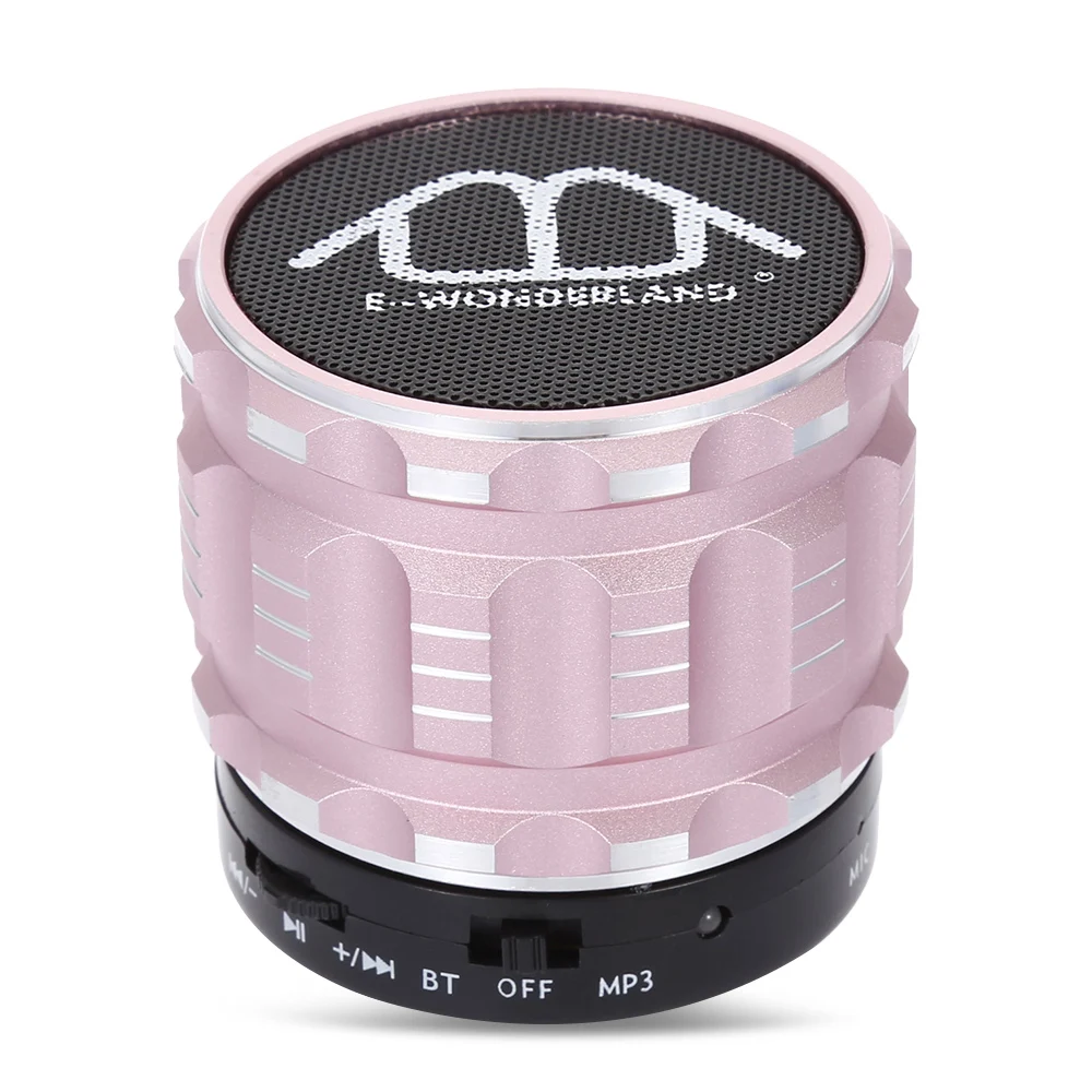 E WONDERLAND мини беспроводной бас Колонка Bluetooth Поддержка FM громкой связи AUX TF карты
