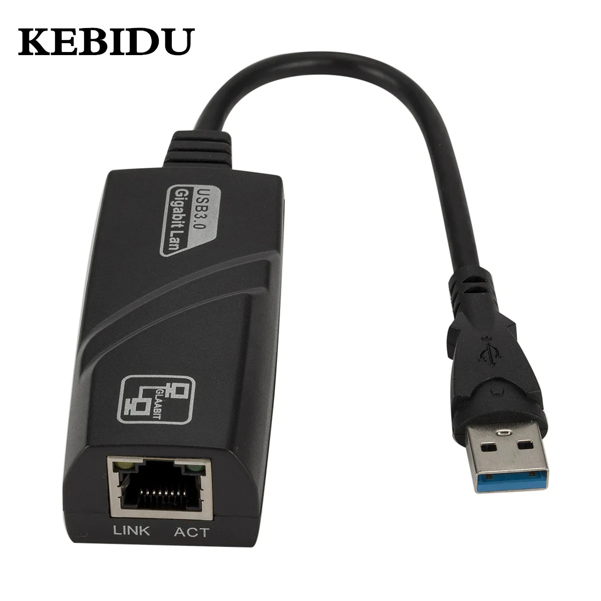KEBIDU RJ45 LAN (10/100/1000) Мбит/с проводной к гигабитной Ethernet USB 3 0 сетевой адаптер Сетевая