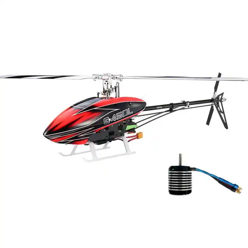 Лидер продаж JCZK assase 450L DFC 6CH 3D Flybarless RC вертолет комплект с бесщеточным двигателем