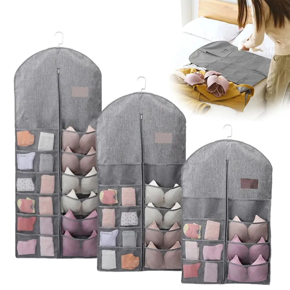 

Multi-functional Dust Cover Storage Bag Multi-pocket Home Moisture Proof Clothes Cover Hanging Coat Cover Dry And Breathable