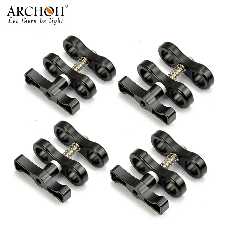 

Archon Original Z05 Diving Mounting Bracket Flashlight Torch Holder Aluminum Housing Arm Ball Joint Mount Butterfly Clamp