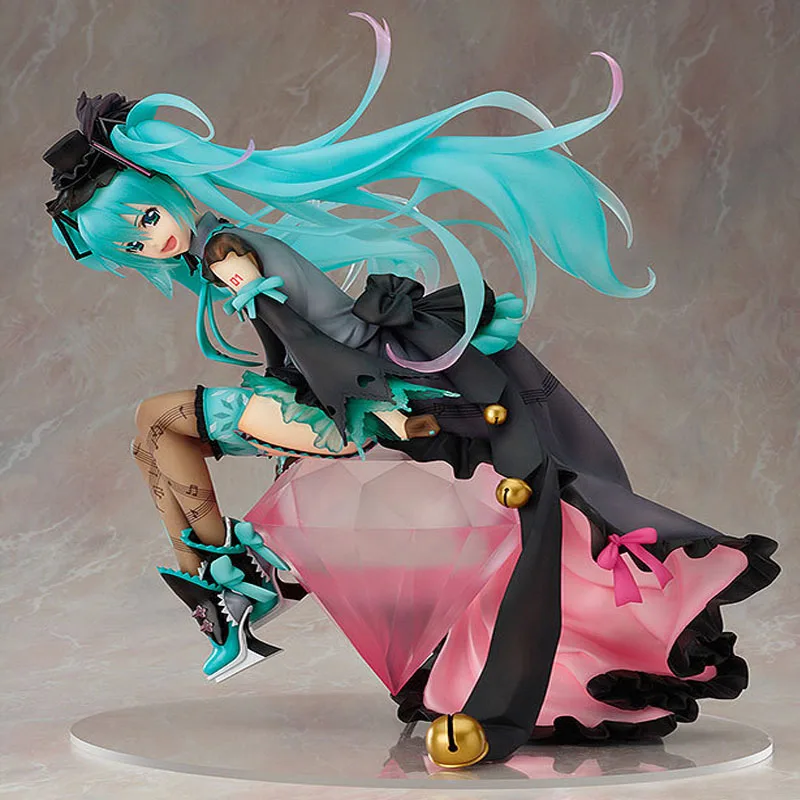 GZTZMY Новый розовый бриллиант Hatsune Miku Risa Ebata Ver Scale окрашенный аниме фигурка модель