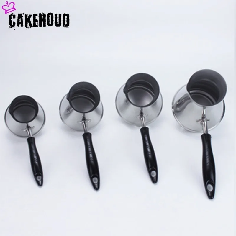 CAKEHOUD Европейский портативный Мокко с длинной ручкой кофейник из нержавеющей