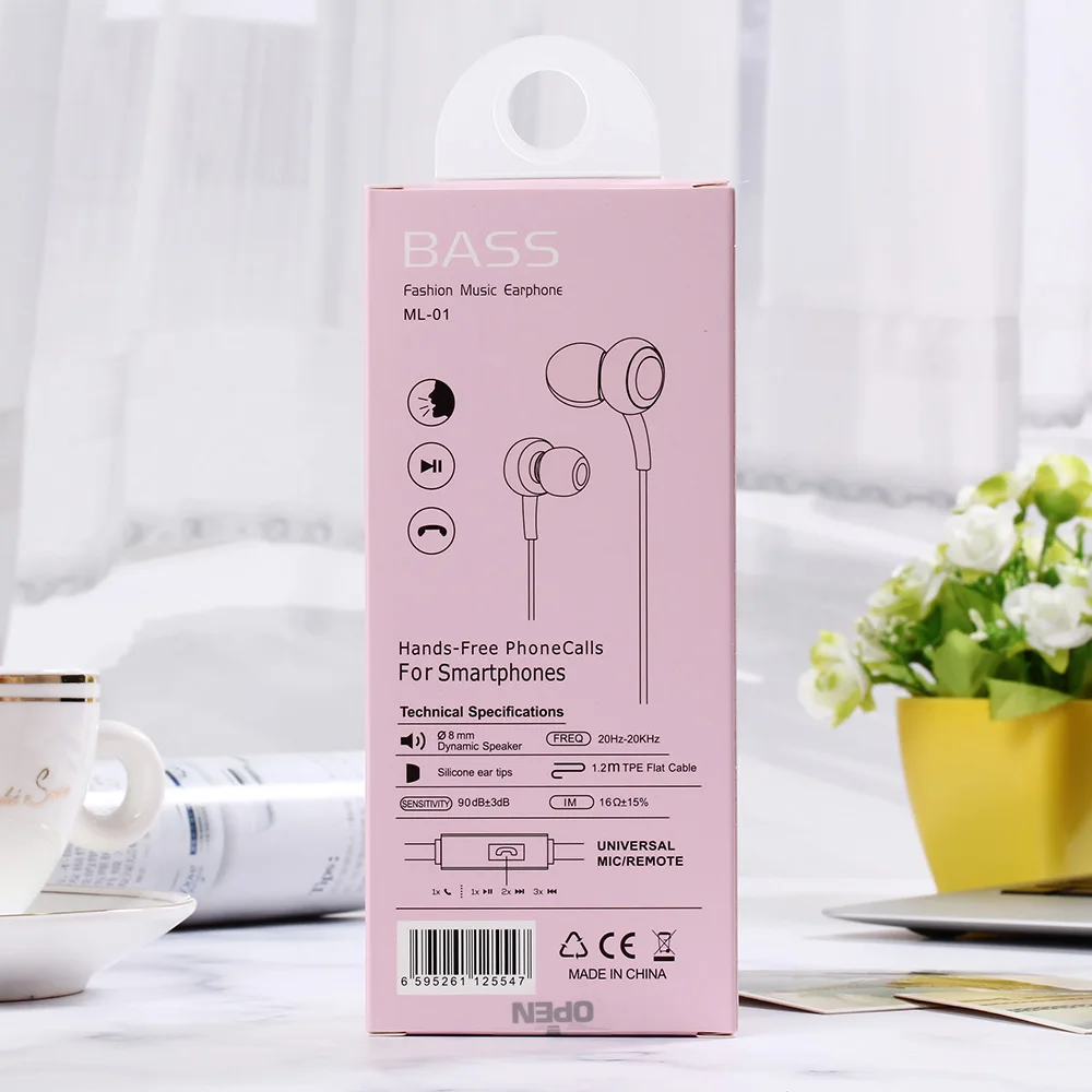 KISSCASE наушники вкладыши проводные для Xiaomi iPhone стерео auriculares fone de ouvido с микрофоном