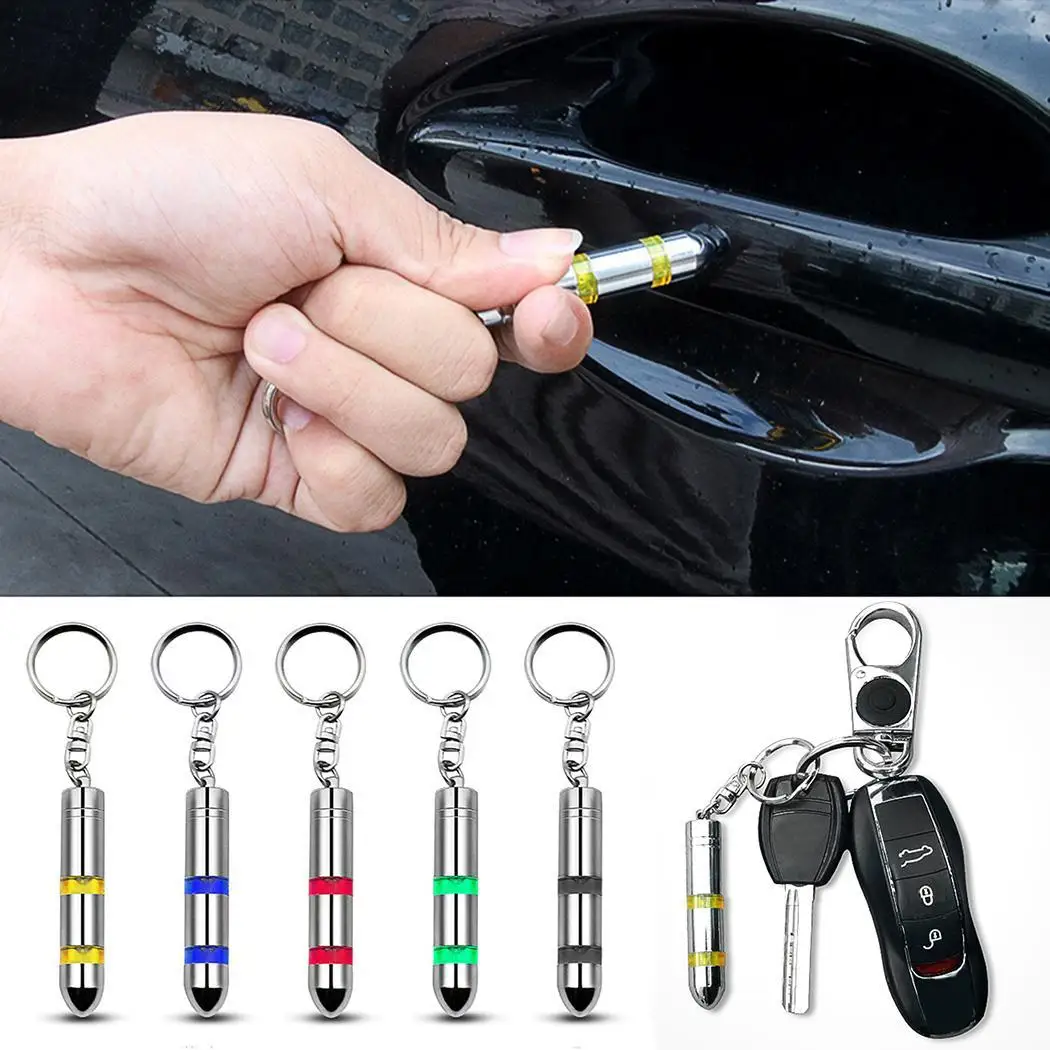 

Car Accessories Anti-static Keychain Secondary Discharge 26g General Warhead Shape Key Ring llavero coche porte clef voiture