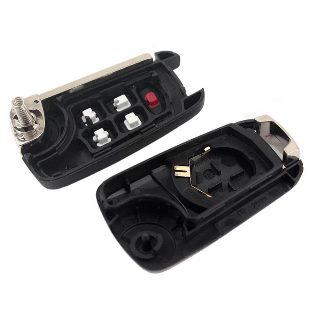 

2x Replacement 5 Button Uncut Blade Flip Folding Remote Key Shell Case For Chevrolet/Cruze/Camaro/Sonic/Impala/Malibu 2010-2016