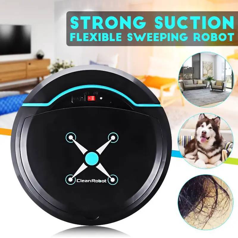 

Rechargeable Smart Home Automatic Cleaning Robot Sweep Floor Dirt Dust Hair Vacuum Cleaner Home Smart Vacuum Cleaners