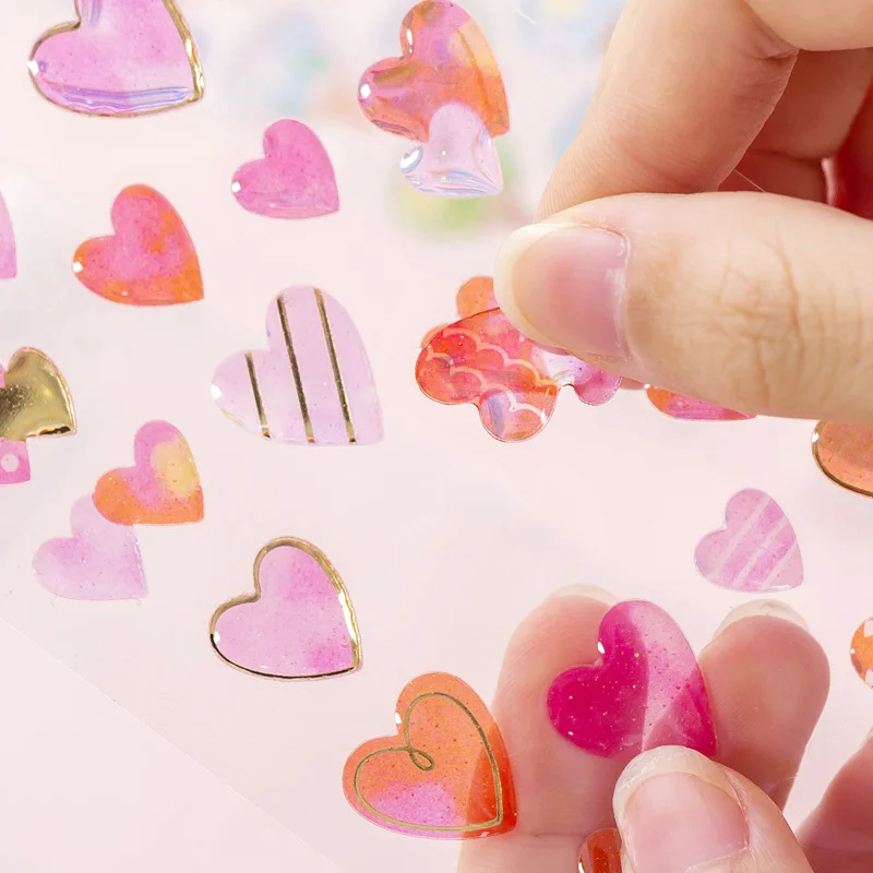 

1Sheet Crystal 3D Stickers Kawaii Unicorn Stickers Novelty Adhesive Stickers For Kids DIY Scrapbooking Diary Photos Albums