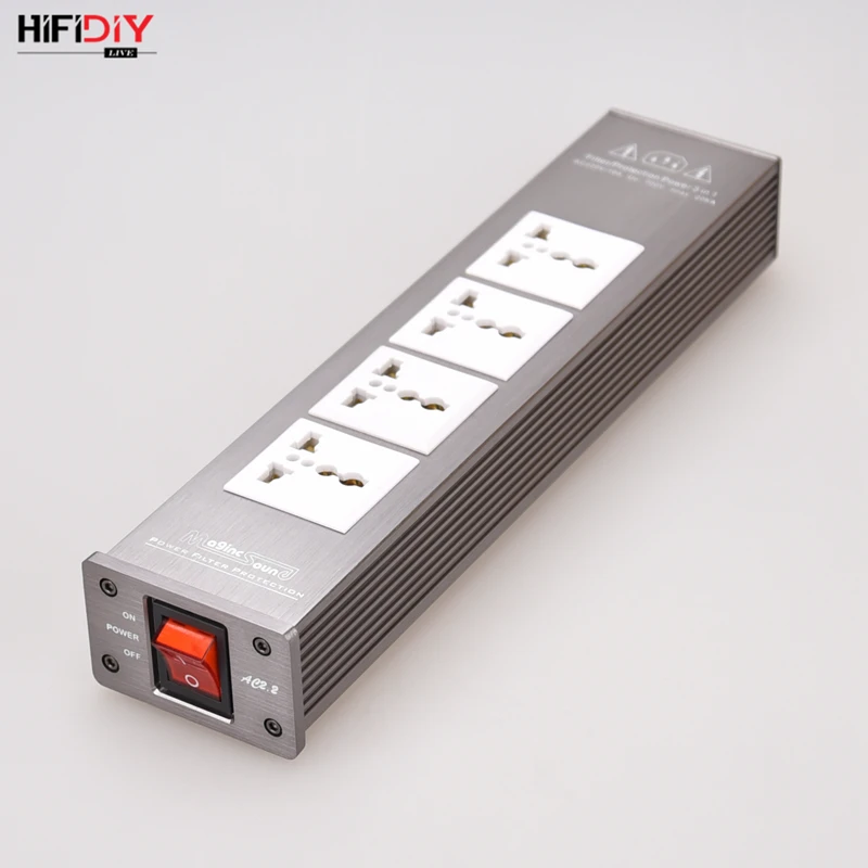 

HIFIDIY LIVE AC2.2 HIFI audio power filter socket HiFi Power Filter Plant Schuko Socket