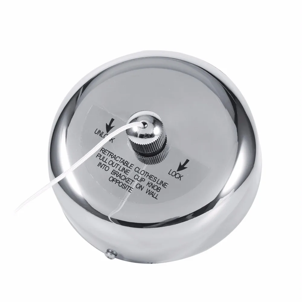

2.8M Stainless Steel Retractable Ourdoor Clothesline Rope Bathroom Round Clothes Line Dryer Clothes Line House Accessories