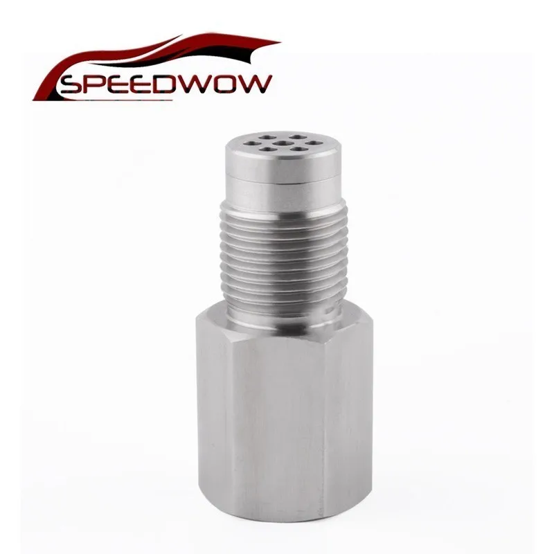 SPEEDWOW O2 кислорода Сенсор расширитель расширение Spacer M18x 1,5 02 Bung Hho содержат каталитический нейтрализатор свет двигателя CEL проверьте Bung