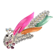 HTHL-прекрасные Винтажные Ювелирные изделия Хрустальные волосы в стиле Павлина заколки для волос G-для заколки для волос инструменты для красоты