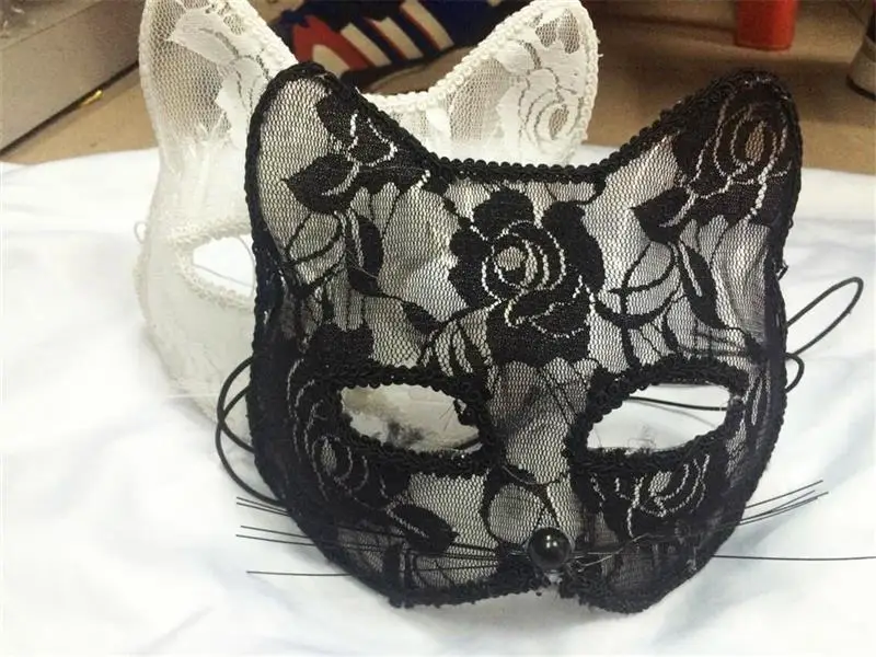 

Mysterious Sexy Ladies Lace Fox Cat Eye Mask Halloween Mask Party Dance Halloween Ball Masquerade Mask Party Halloween Supplies
