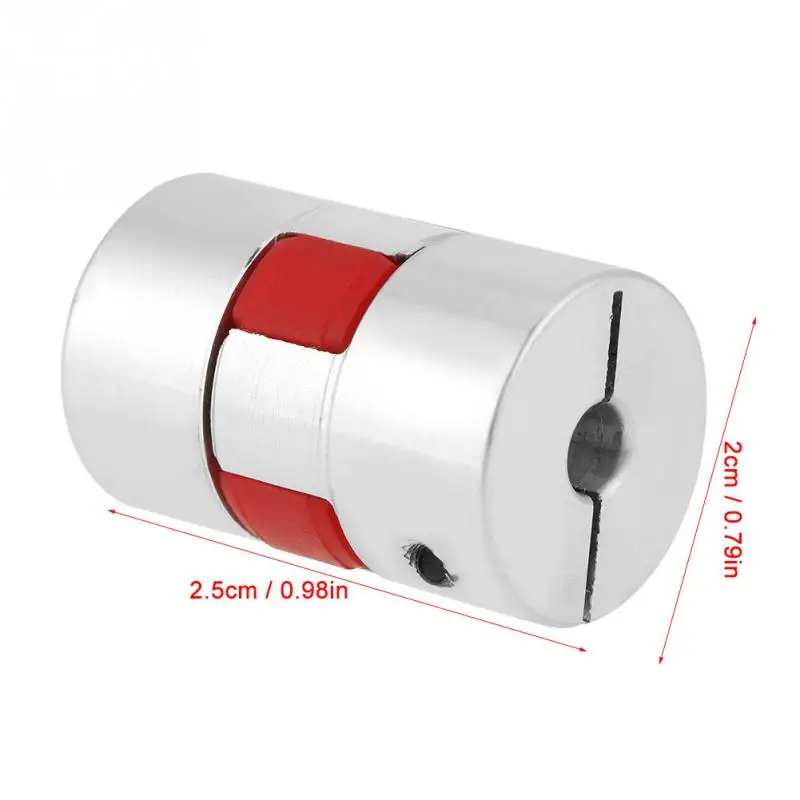Ochoos Flexible Spider Shaft Coupling OD20mm x L25mm CNC Jaw Spider Stepper Motor Coupler Connector Ochoos Flexible Spider Shaft Coupling OD20mm x L25mm CNC Jaw Spider Stepper Motor Coupler Connector
