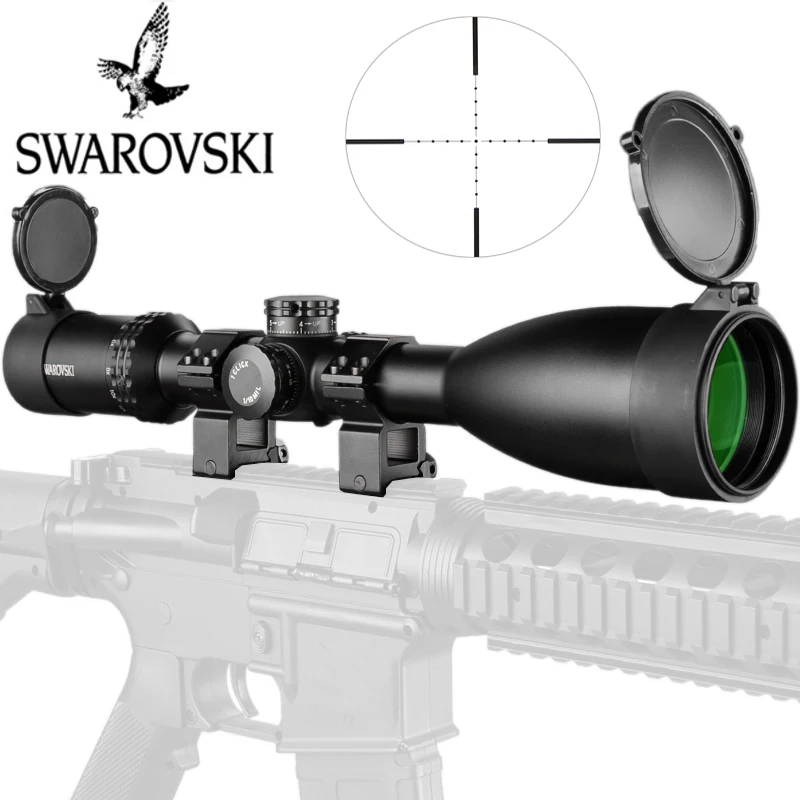 Имитация Swarovskl 4 20x56 SFIR оптические прицелы Mil Dot glass F40 1 перекрестные для охотничьих