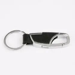 Мужская Мода творческий металлический брелок для машины брелок кольцо держатель брелока черный и серебристый автомобильные аксессуары
