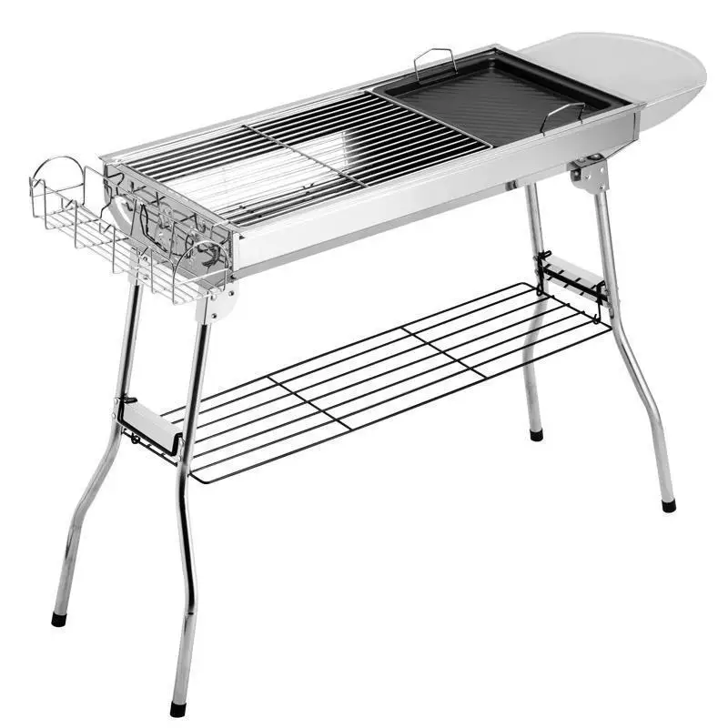 

Asador Grille Portable Plate Smoker Korean Bbq Barbeque Charbon De Bois Kebab Churrasco Barbecue For Outdoor Commercial Grill