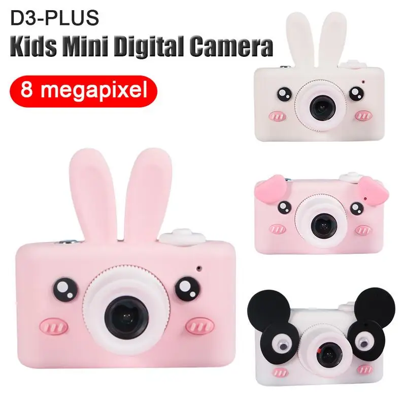 

D3-PLUS 800W Pixel Kids Mini Digital Camera Small SLR Camera Face Smile Recognition Focus Auto Focus Flash Fill Light