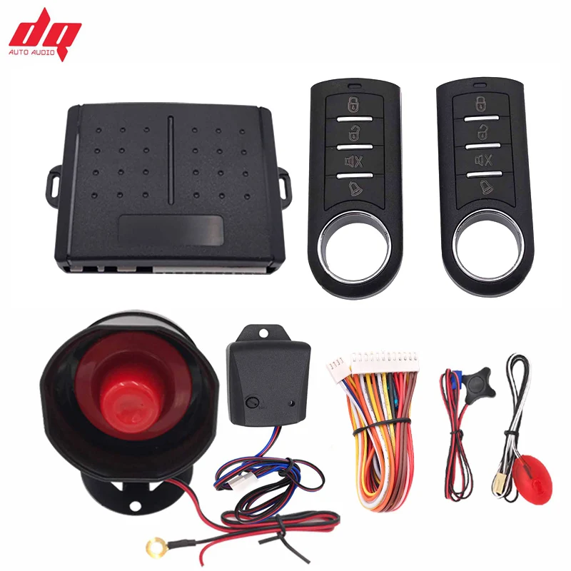 

New Car Styling Alarm System 12+4 Auto Door Remote Central Control Lock Locking Keyless Entry System with Alarm Speaker Indictor