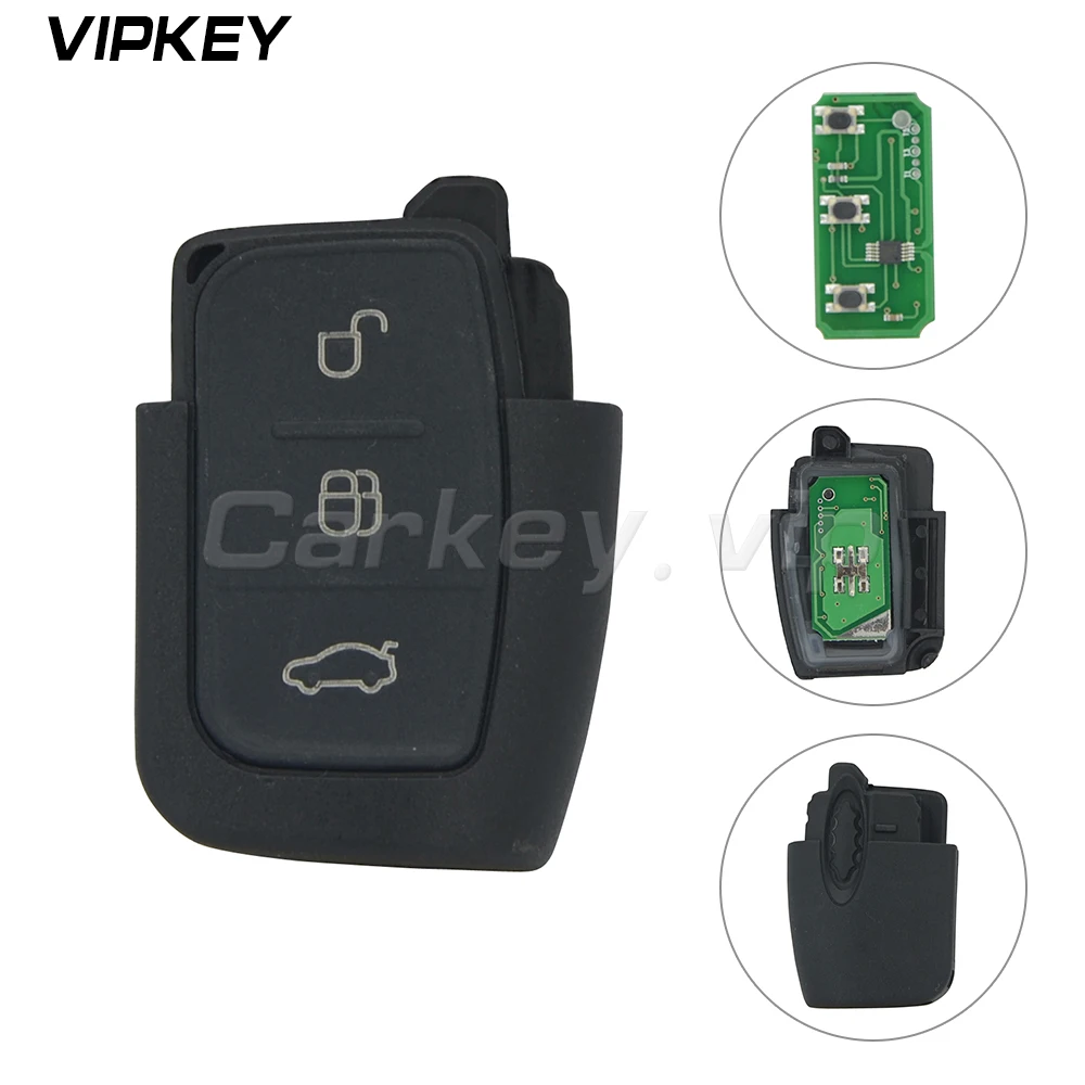 Remotekey Auto Remote Key Fob 3 Button 434Mhz For Ford 2004 2005 2006 2007 2008 2009 2010 2011 2012 Remote Control