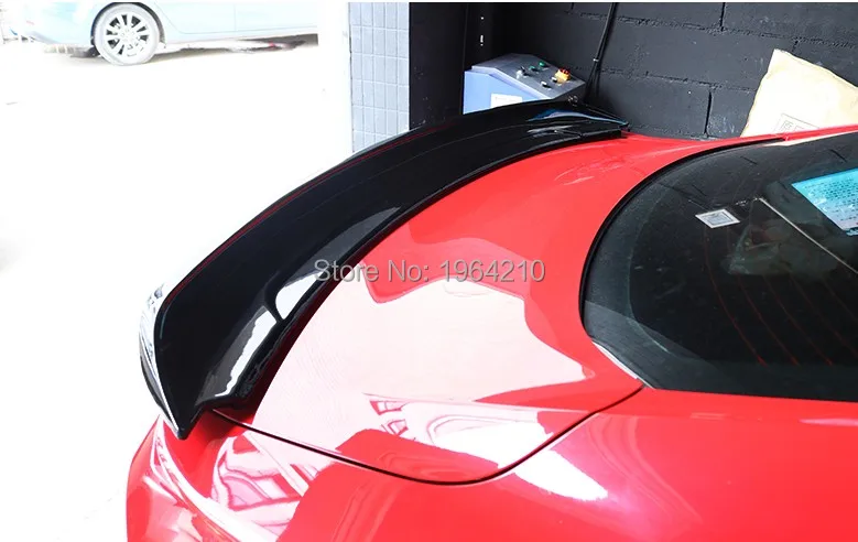 

MONTFORD Car Styling ABS Plastic Unpainted Color External Tail Trunk Rear Roof Wing Spoiler Fit For Ford Mustang 2015 2016 2017