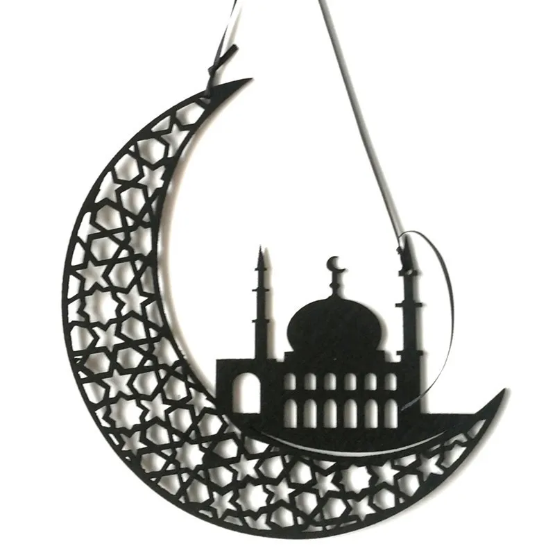 1 Набор DIY Eid кулон Рамадан нетканый материал для дома двери фестиваль украшения