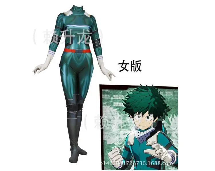 3D Печатный Boku no Hero Academia Froppy Косплей костюмы Pro Hero Tsuyu Asui мой герой Academia Zentai костюм, только боди