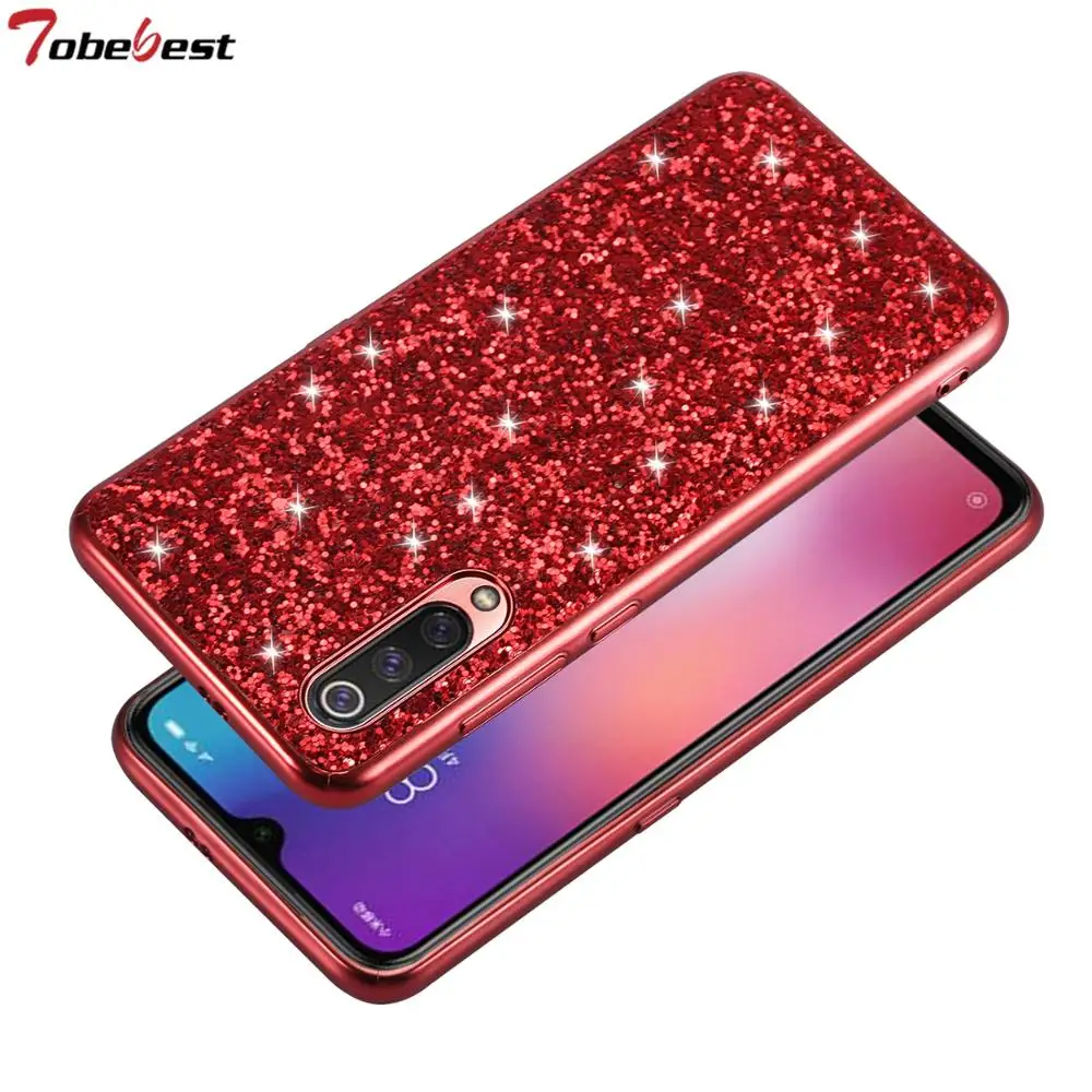 

Fashion Glitter Case For Xiaomi mi 9 Phone Cases Shinning Bling Sequins Protective Back Cover for Xiaomi mi 9 M I 9 mi9