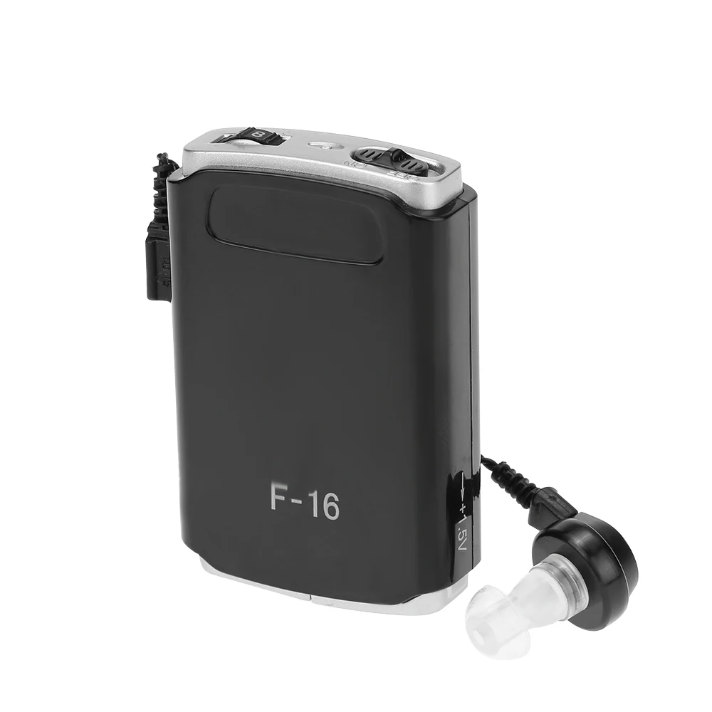 AXON Pocket Hearing Aid Mini In Ear Sound Amplifier Deaf Aid Earplugs Volume Adjustable Audiphone for Hearing-impaired