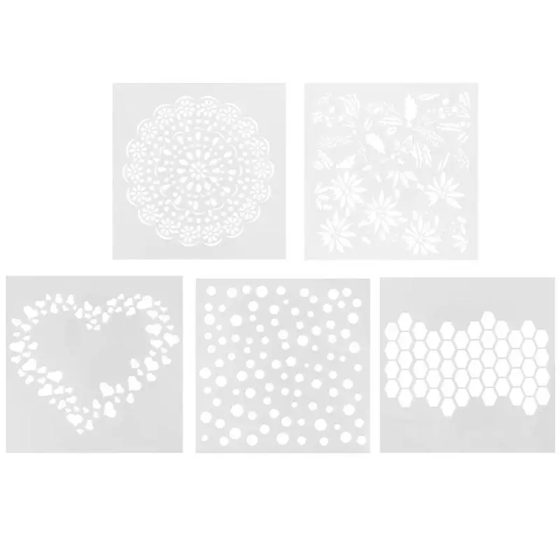 

Cake Stencils Template Buttercream Spray Mold Fondant Cake Decorating Tools
