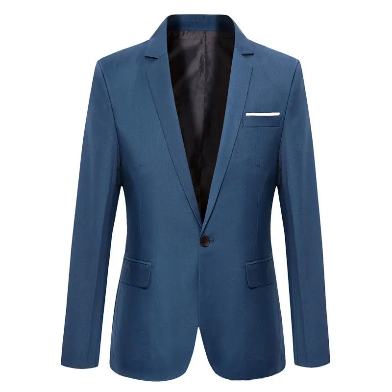 

NEW Plus Size Suit Men's Blazers Formal Men's Slim Fit One Button Suit Blazer Business Blazers Men