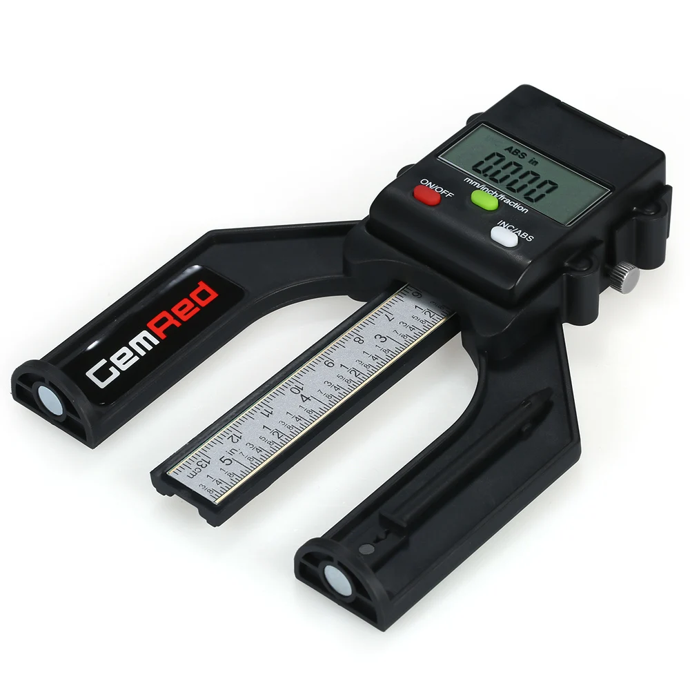 Gemred Digital Depth Gauge Depthometer Depth Indicator Height Gauge