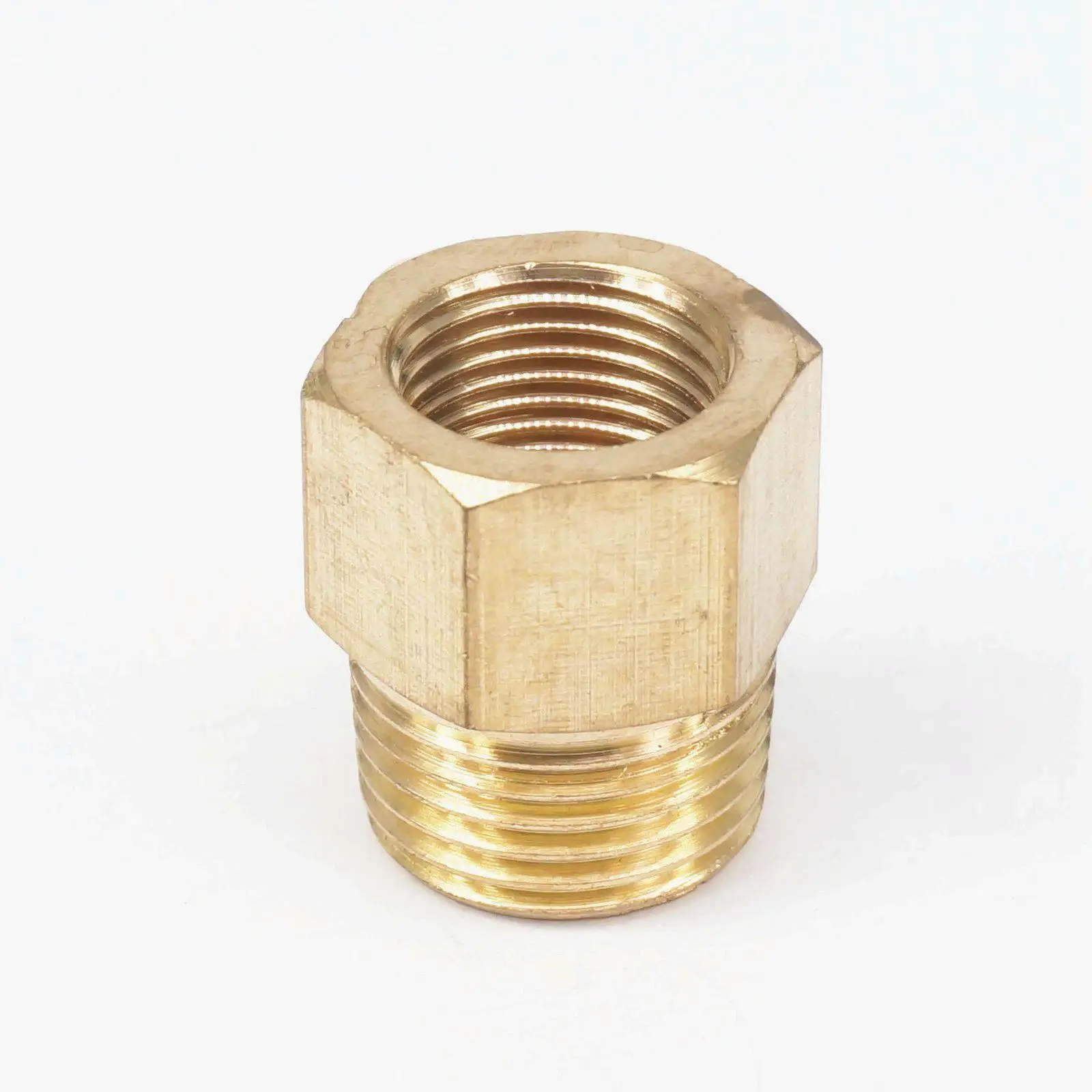 1/2" NPT Male x 3/8" NPT Fem ale Brass Pipe Fitting Connector Adapter