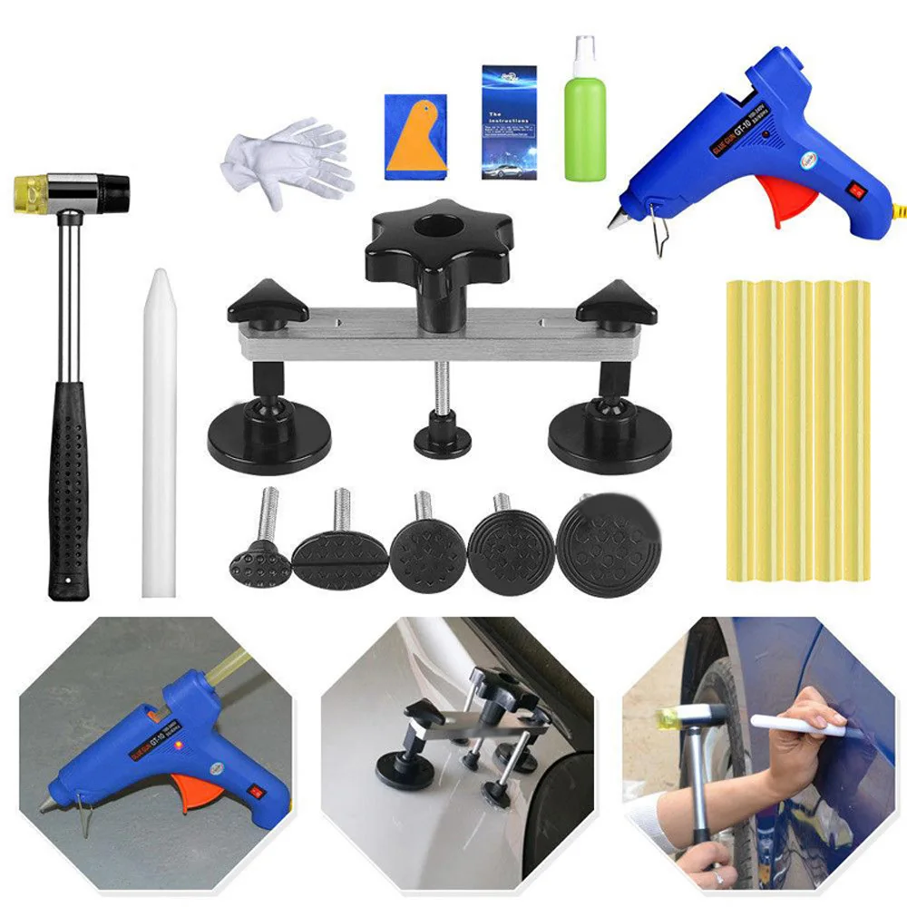 

1 set PDR Tools Paintless Dent Removal Car Repair Tool Removing Dents Auto Tools Puller Dent Lifter Pulling Bridge Suction Cups