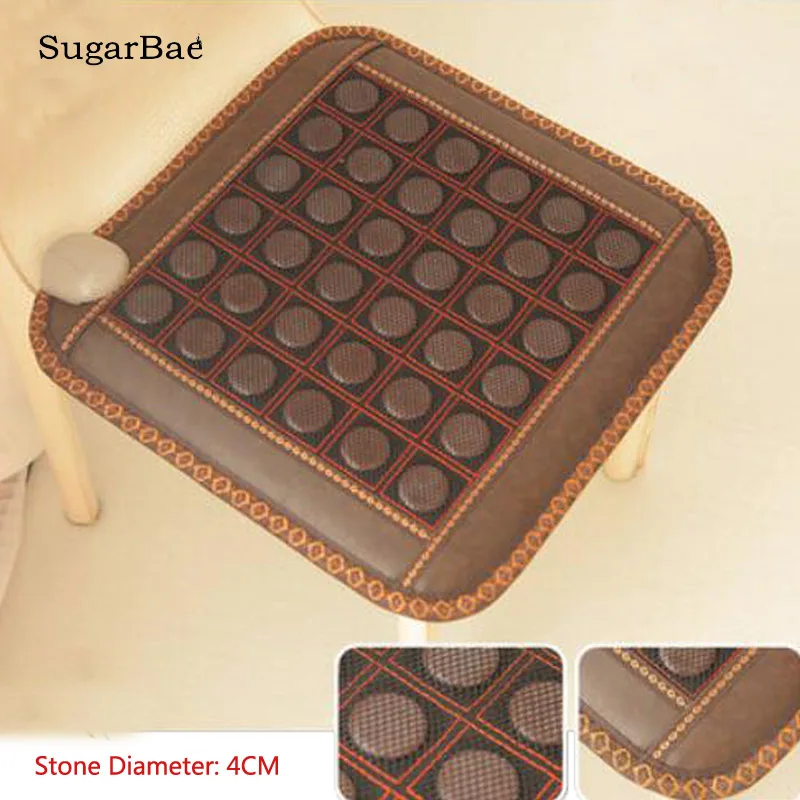 

Relax Heated Tourmaline/Germanium Stone Massage Mat Korea Jade Seat Mattress