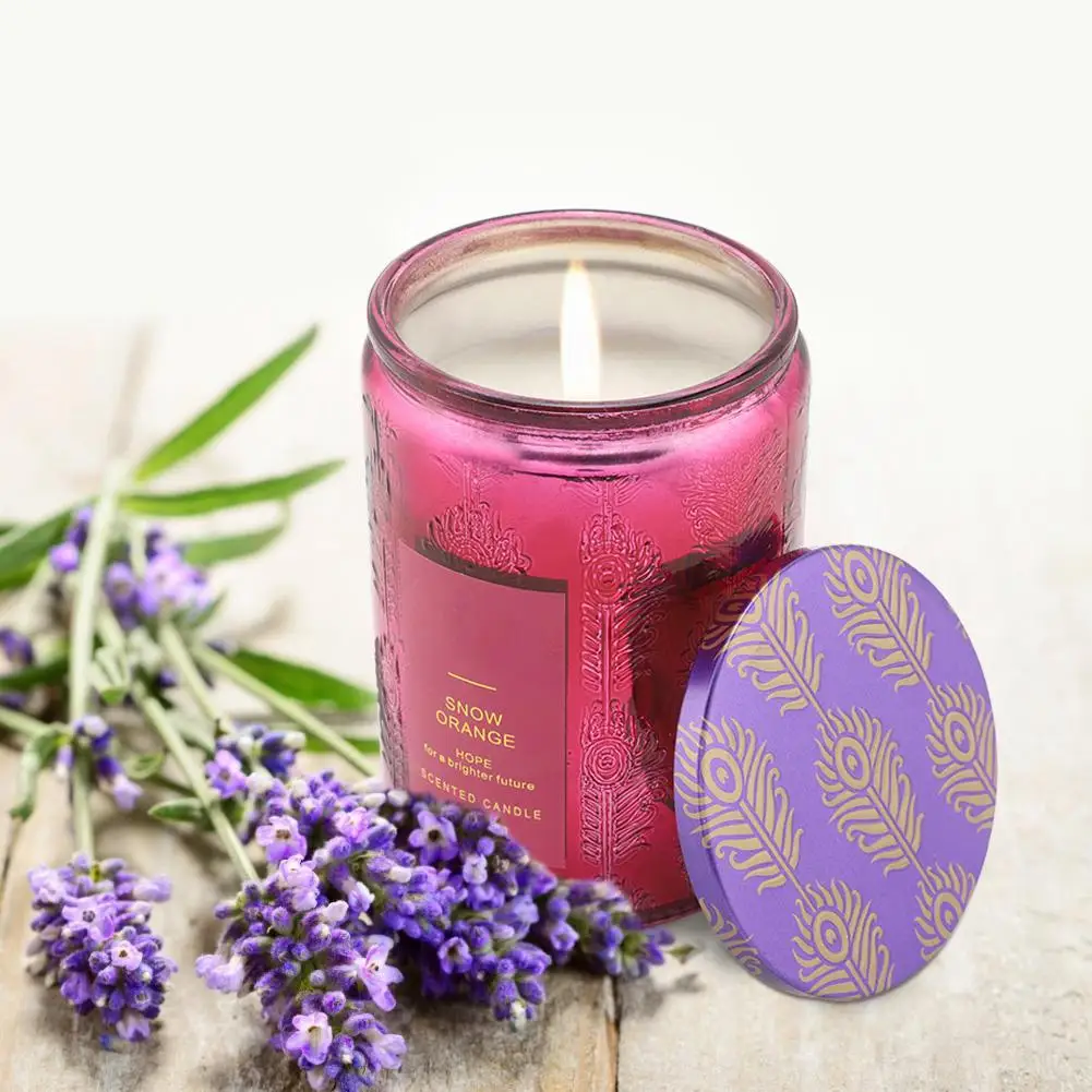 Smokeless Scented Candles Coconut Wax Natural Banquet Wedding Birthday Party candlestick Home